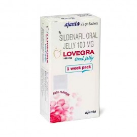 Lovegra Oral Jelly - (100mg Sildenafil) X7 Sachets