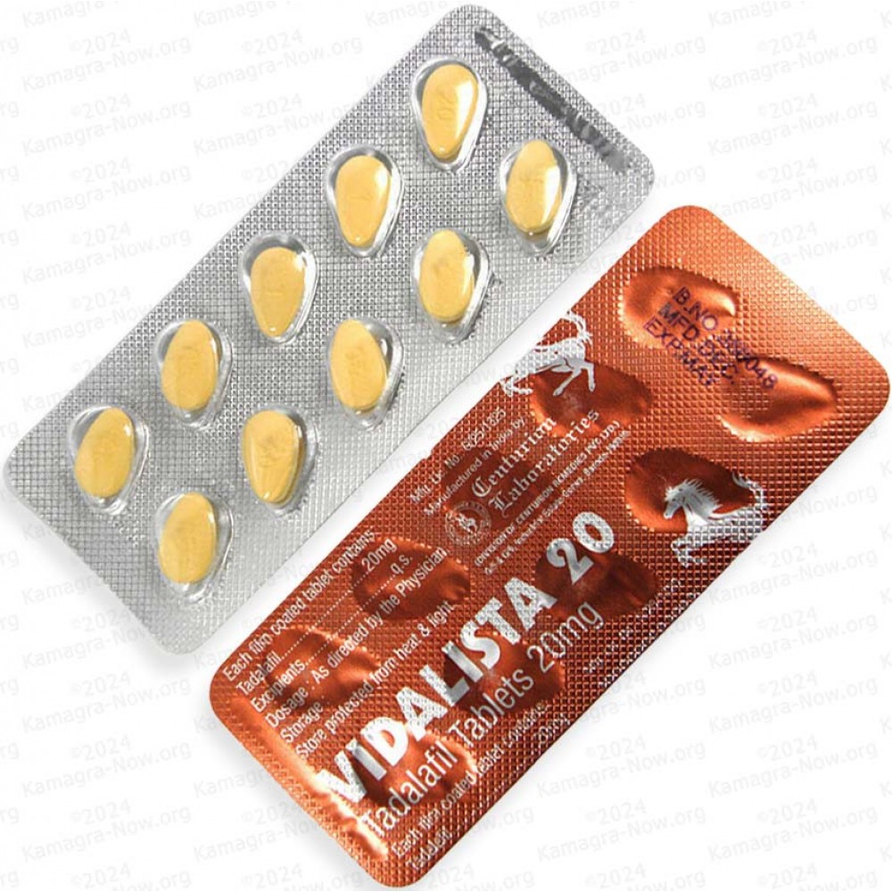 Vidalista-20 Cialis - The Weekender 20mg X 10 Tablets