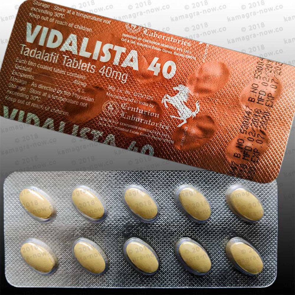 Vidalista (40mg Tadalafil / Cialis) X 10 Pills
