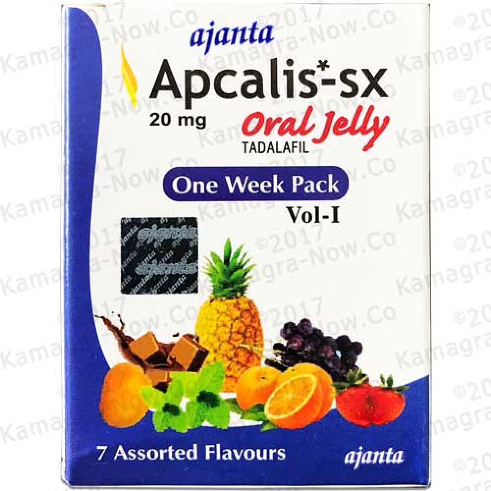 Apcalis Jelly (Cialis 20mg) Tadalafil X7 Sachets