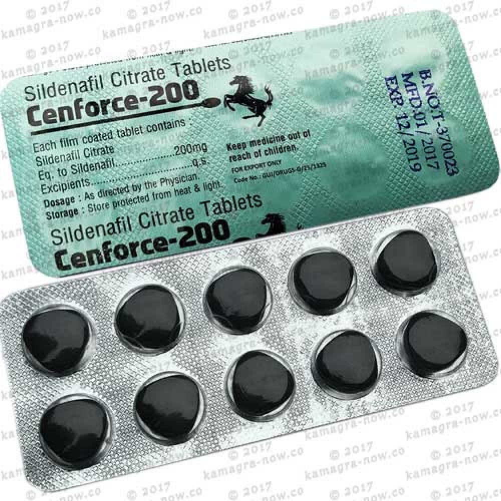 CENFORCE-200 ( Sildenafil Citrate 200mg) X40 Pills