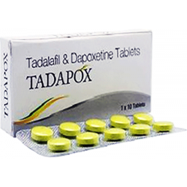 TADAPOX-80 (Tadalafil 20mg + Dapoxetine 60mg) X20 Pills