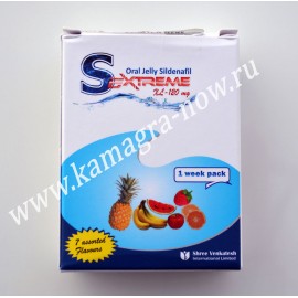SeXtreme Oral Jelly 120mg Sildenafil X 15 Sachets