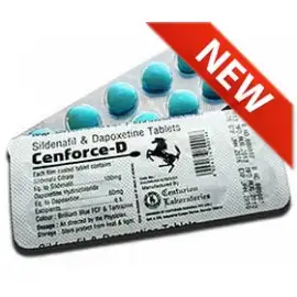 NEW CENFORCE 160MG Sildenafil & Dapoxetine 2 IN 1 Pill X 10 Tablets