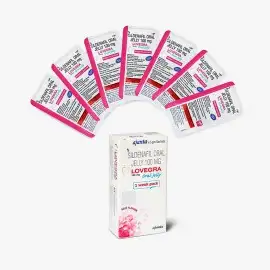 Lovegra Oral Jelly - (100mg Sildenafil) X7 Sachets