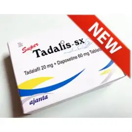 Super Tadalis SX 80mg (20mg Tadalafil+60mg Dapoxetine)