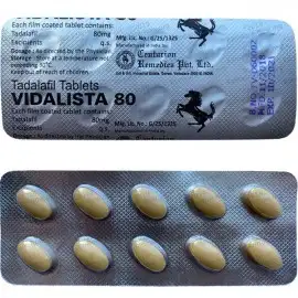 Vidalista X10 pills (80mg Tadalafil/Cialis)