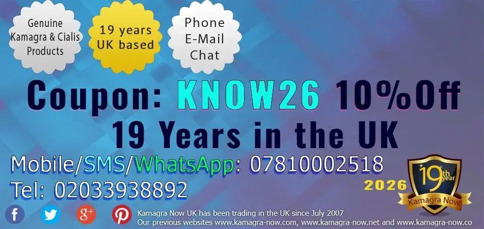 Kamagra Now 19 Years in the UK