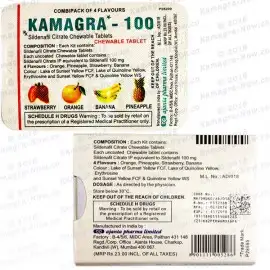 Kamagra Soft Tabs 100mg (Pack x4)