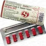SILDALIST-120 Sildenafil 100mg + Tadalafil 20mg (12 tablets)